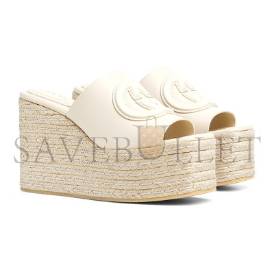 GUCCI WOMEN'S INTERLOCKING G SANDAL 817212 AP0B0 9540